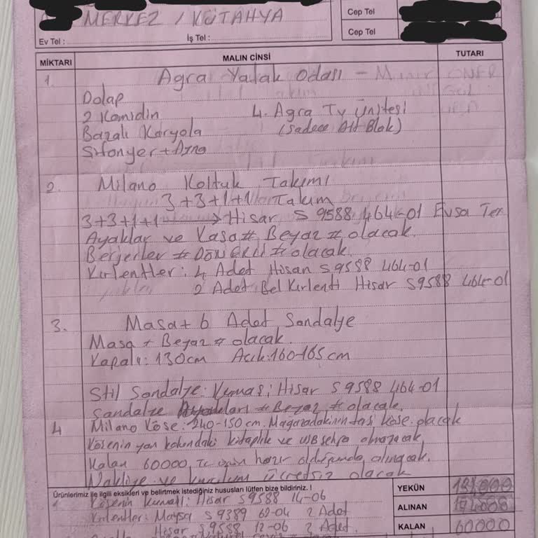 Neva Trend Mobilya Eşyaları Zamanında Getirmedi Gelen Eşyalar Da Eksik