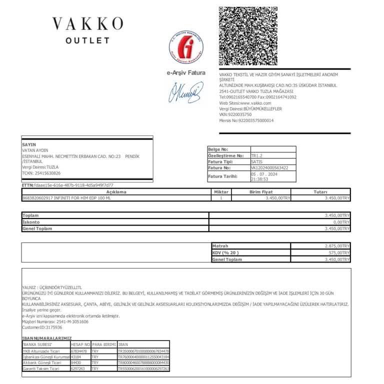 Vakko Parfüm Kalitesi Artık Yok