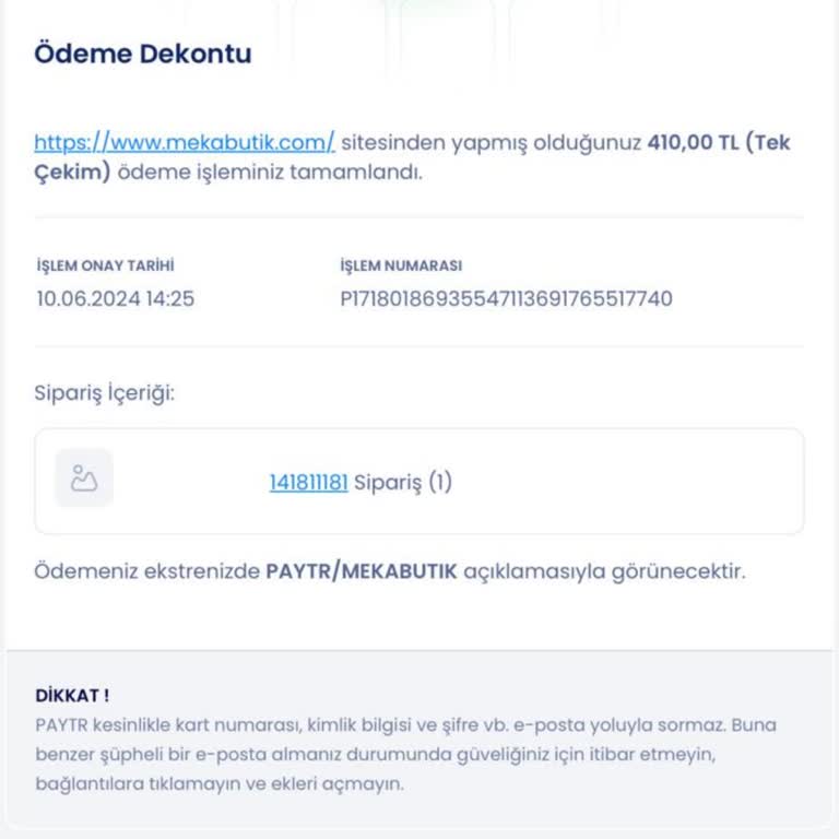 Meka Butik Bir Aydır Ürünüm Gelmiyor