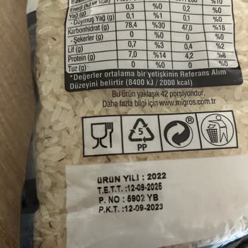 Migros Baldo Pirinç Böceklendi