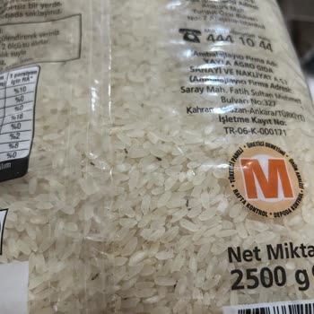 Migros Baldo Pirinç Böceklendi