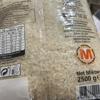 Migros Baldo Pirinç Böceklendi