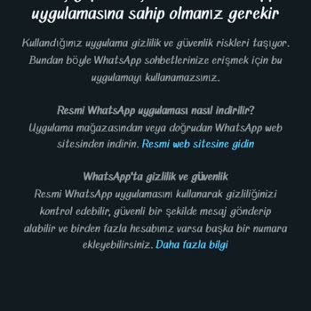 WhatsApp Giriş Yapamıyorum