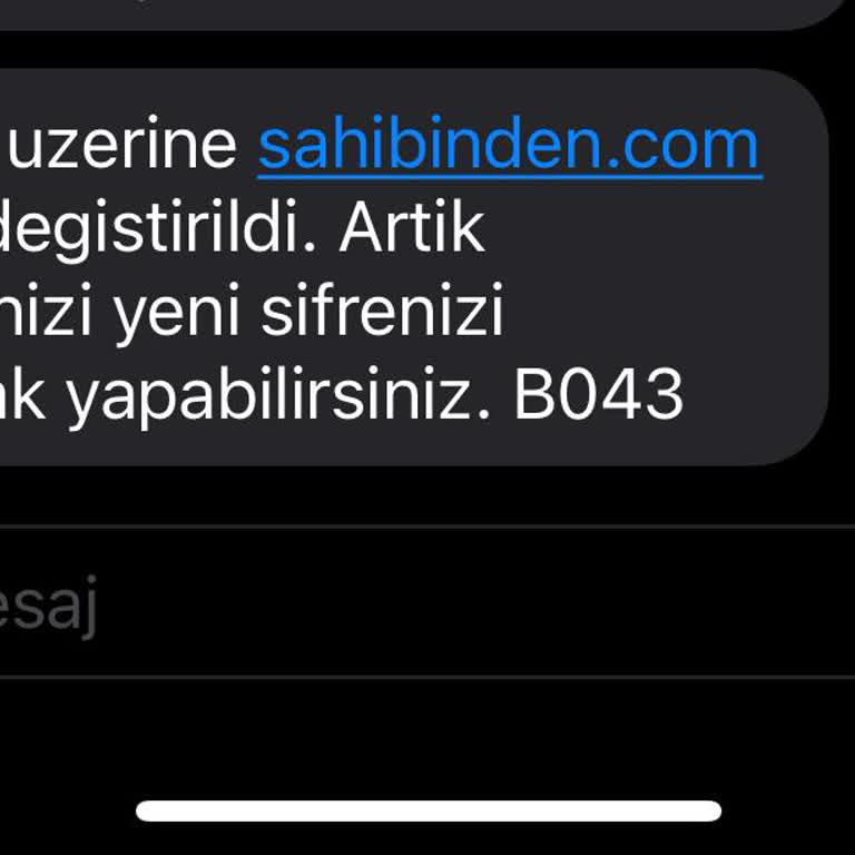 Sahibinden Cep Numaram İle Hesap Açılması