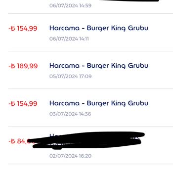 Burger King Ürünün Ücretini Ödeyip Karşılığında Eksik Hizmet Aldım