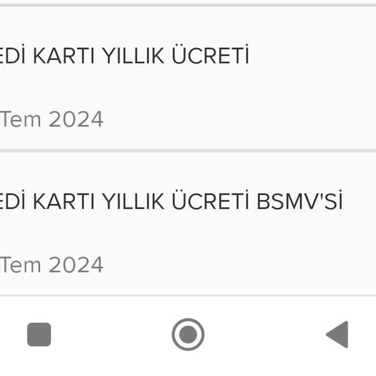 İş Bankası Yıllık Kart Aidatı Ve BSMV İadesi Talebi