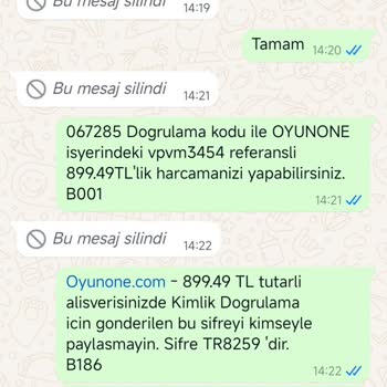 Oyunone.com Site Ürün Hizmet Eksikliği Haksız Kazanç Hakkında