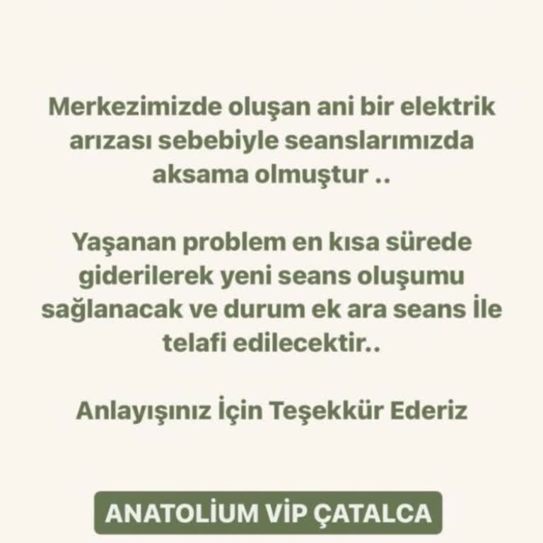 Anatolium Estetik Güzellik Merkezi Anatolium Vip Çatalca