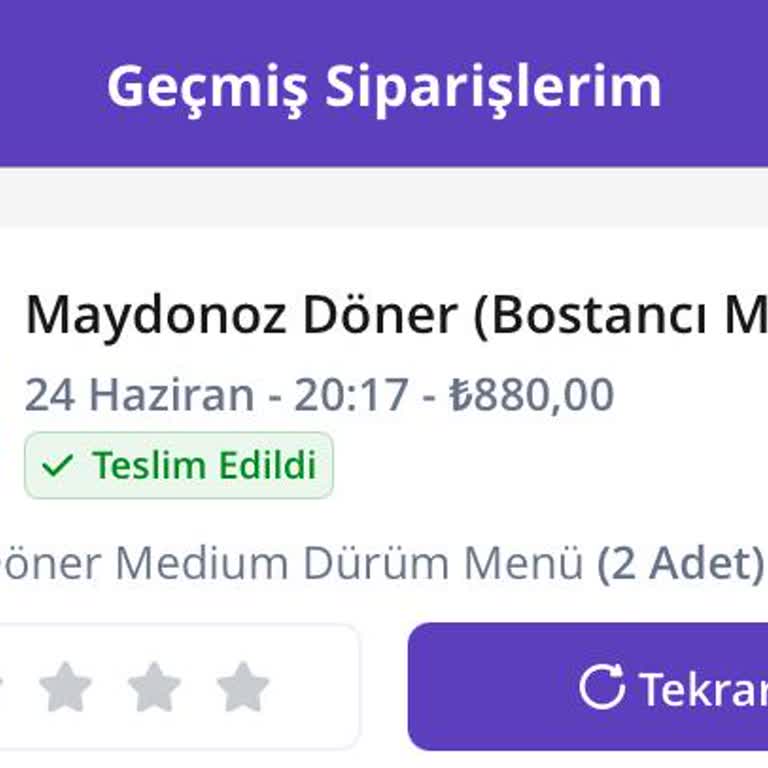 Maydonoz Döner Zehirlendim Tavuk Dönerden