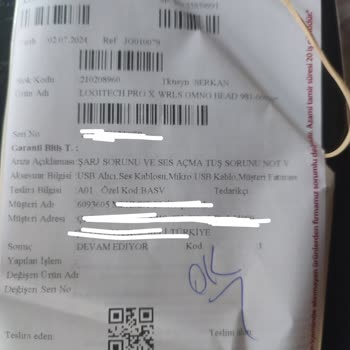 Penta Teknoloji Garantiye Gönderdiğim Ürünün Sorunları Çözülmemiş.