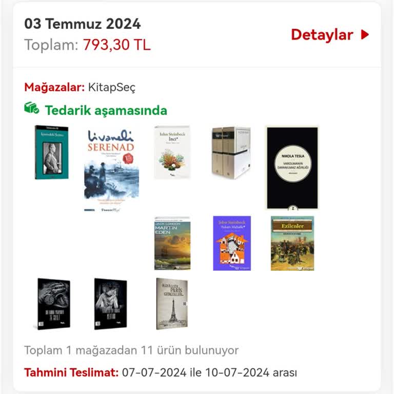 Kitap Seç Siparişimi İptal Edemiyorum