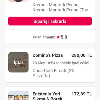 Yemeksepeti Paramı İade Etmiyor.