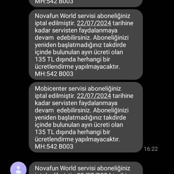 Vodafone Novafun World Servisi