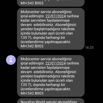 Vodafone Novafun World Servisi