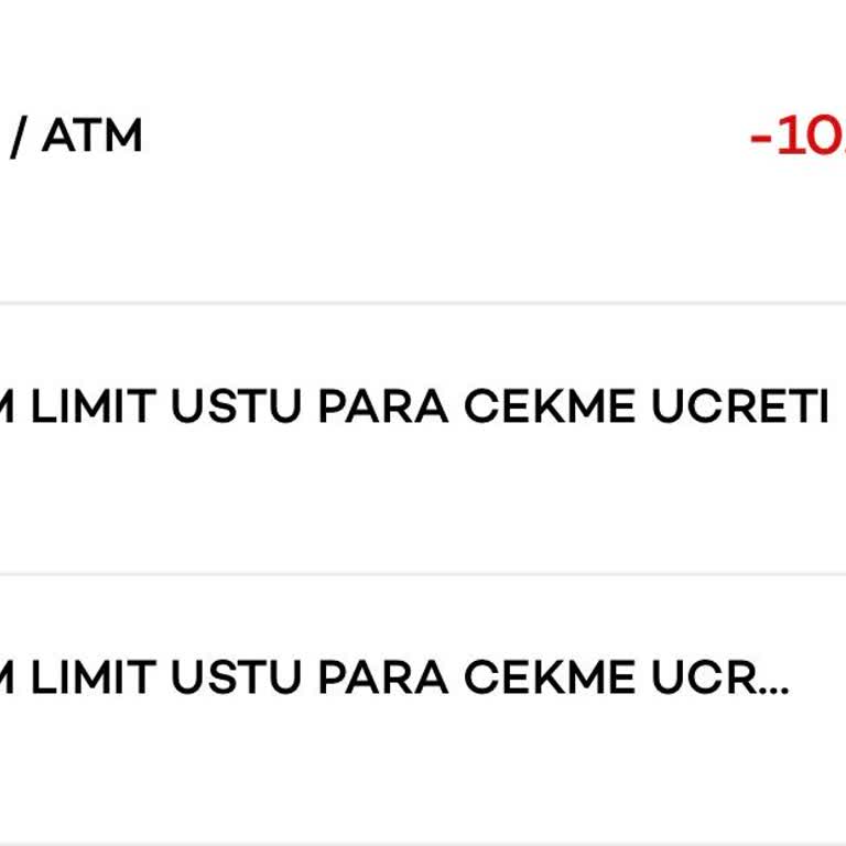 Akbank ATM Ücret Kesintisi