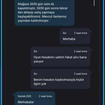 GameSatış Tan Asla Bir Daha Alışveriş Yapmayacağım