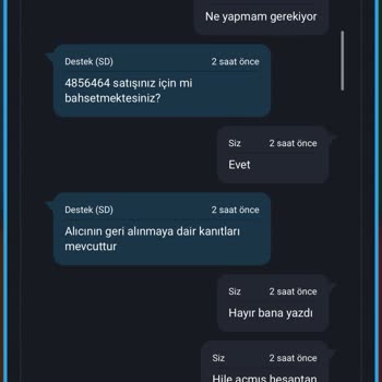 GameSatış Tan Asla Bir Daha Alışveriş Yapmayacağım