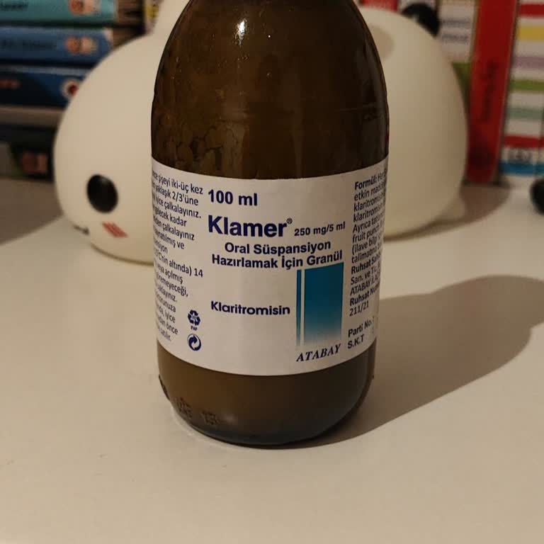 Atabay İlaç Firması Klamer Antibiyotik Şurup