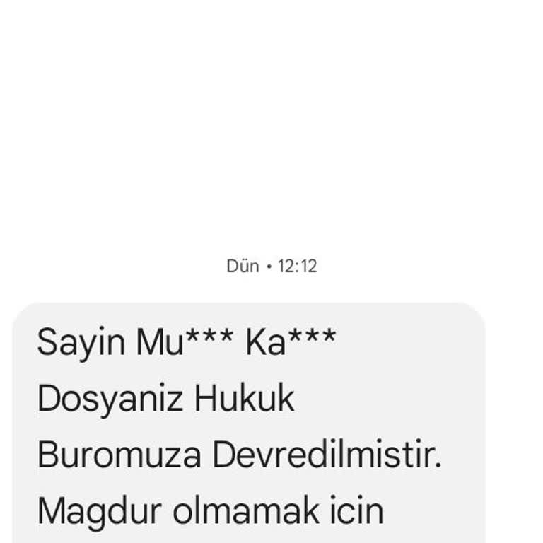 T.SUNBUL HUKUK (SMS) Şikayet Ve İnsan Psikolojisi Bozan Mesaj Ve Numaralar