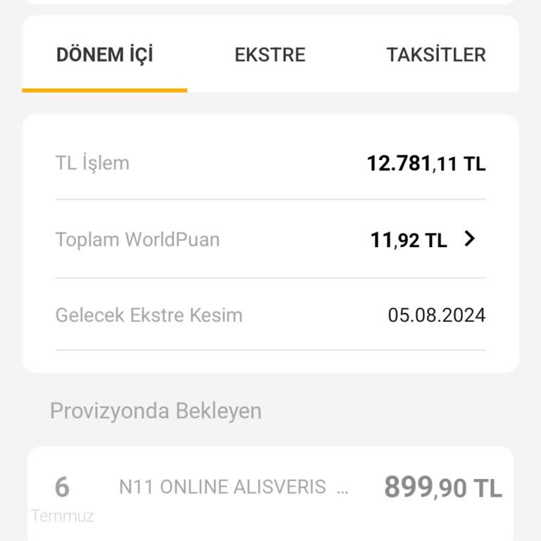N11 Kayıtlı Kartım İle Alışveriş Yapılmış