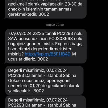 Pegasus Hava Yolları Kimsenin Zamanına Değer Vermiyor! Sürekli Rötar!