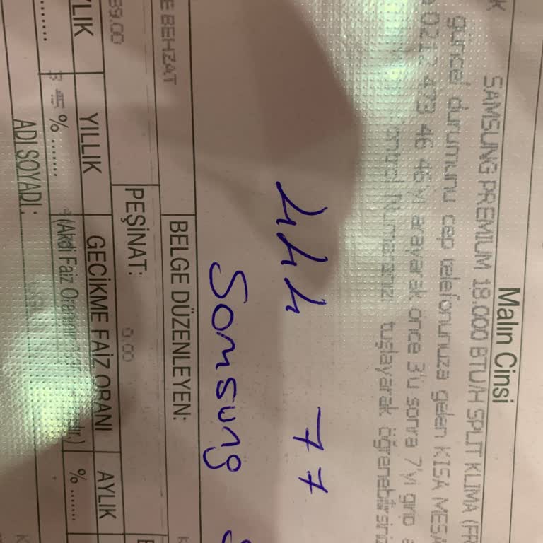 Samsung Marka Klima Montaj Servisi Şikayetim.