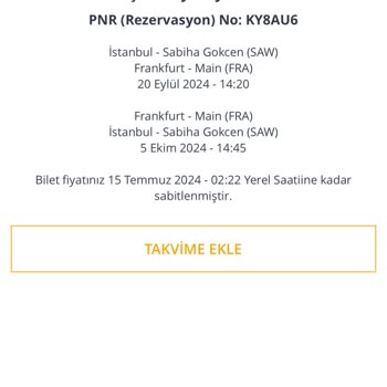 Pegasus Rezervasyon İptali Ve Ücret İadesi Sorunu