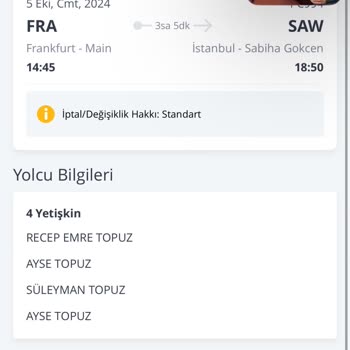 Pegasus Rezervasyon İptali Ve Ücret İadesi Sorunu