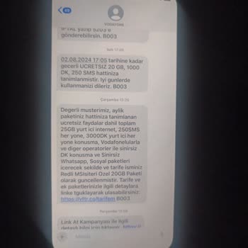 Maalesef Vodafone Kendi Yaşattığı Mağduriyeti Dahi Gidermemekte