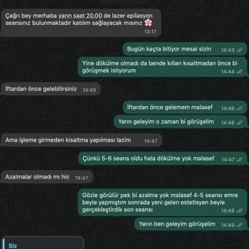 Elazığ Enza Güzellik Merkezi'nde Sorunlu Lazer Deneyimi