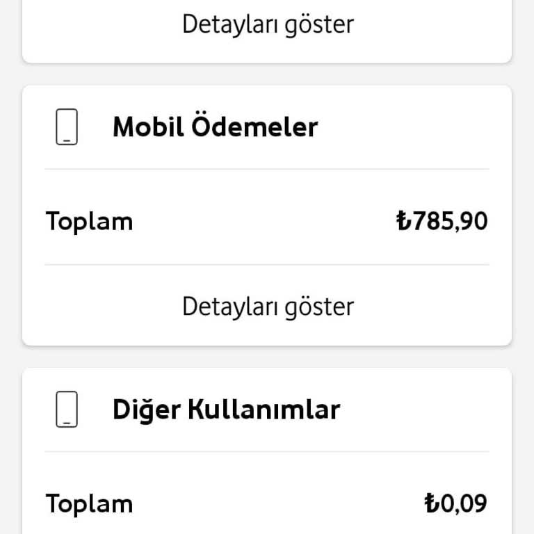 Vodafone Mobil Ödeme Açığı