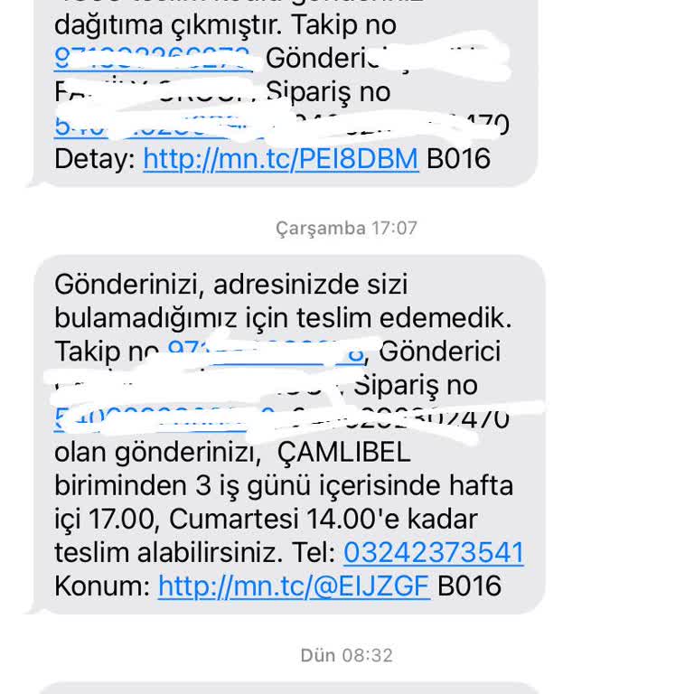 MNG Kargo Kargomu Ulaştırmıyor. Geri Gönderiyor