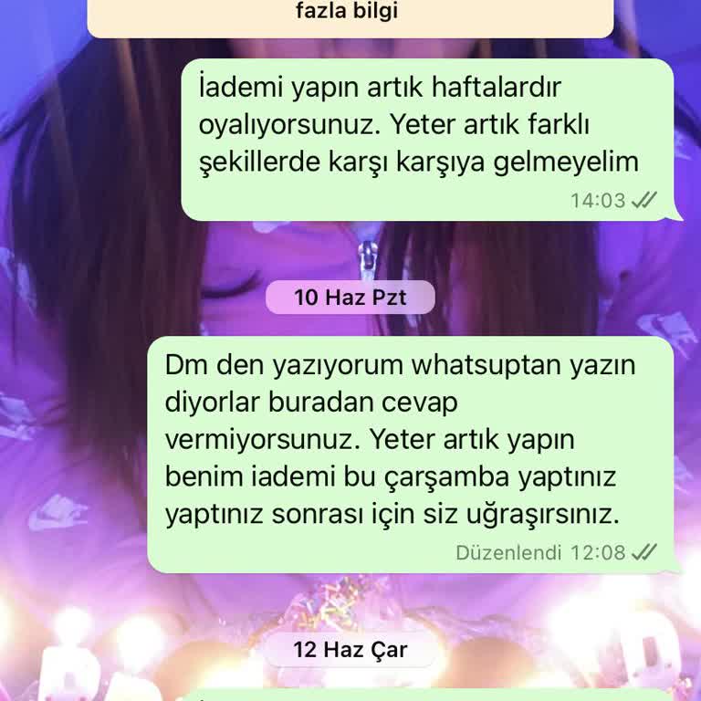 Butik Ponçik Aylarca Bekletildim, Ne Ürün Ne İade!