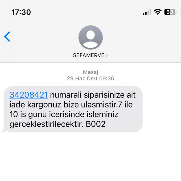 Sefamerve Paramı İade Etmiyorlar
