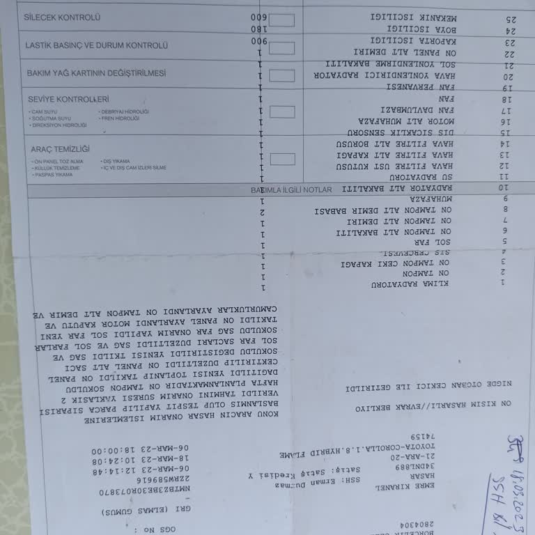 Otorapor Hatalı Ekspertiz Raporu