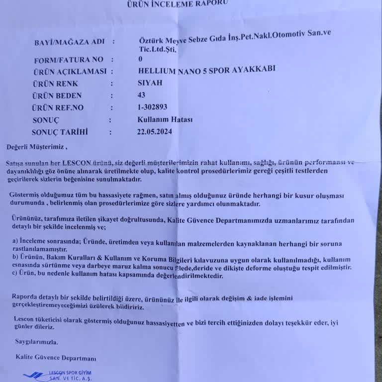 Lescon’dan Skandal Karar.