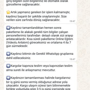 Paketlemeacentesi (Instagram) İŞKUR Onaylı Paketleme Adı Altında Yapılanlar