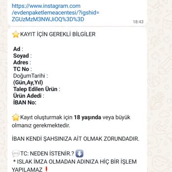 Paketlemeacentesi (Instagram) İŞKUR Onaylı Paketleme Adı Altında Yapılanlar