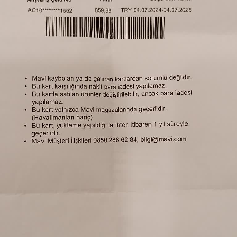Mavi Jeans Müşteri Mağduriyeti