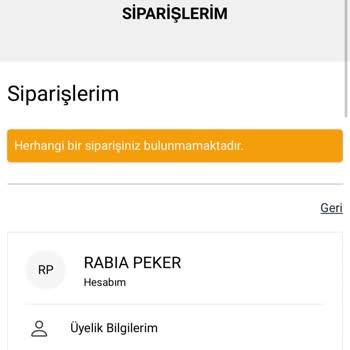 Saat Ve Saat Online Sipariş Görünmüyor