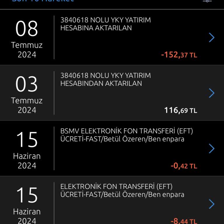Yapı Kredi Bankası Hesaptan Yok Olan Para