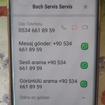 Bosch Buzdolabı Servis Sorunu