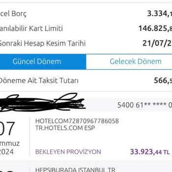 Hotels.com Hotel.com Ücret İadesi Yapmıyor.