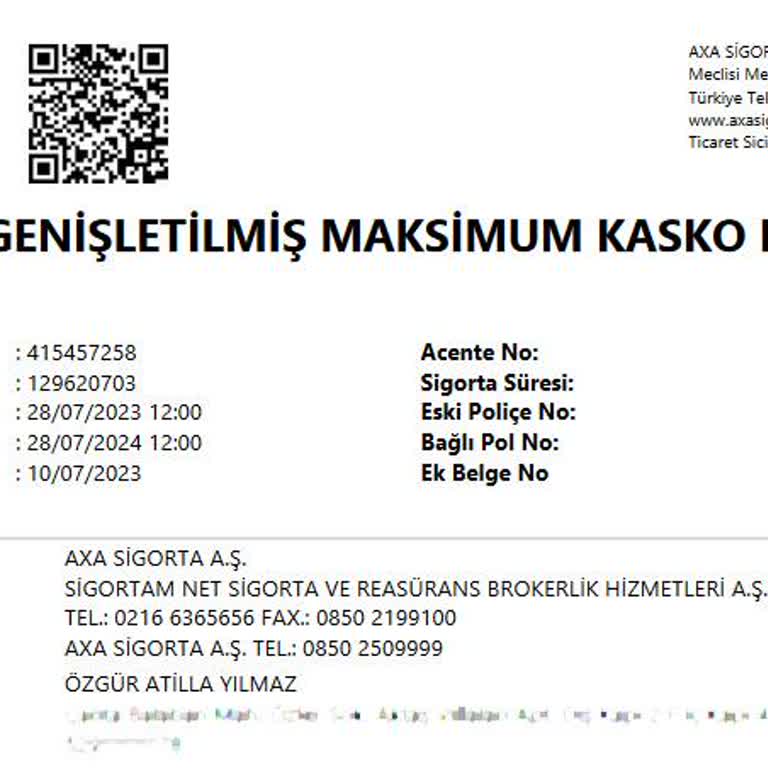 Sigortam.net Kasko Sigortamı Yenilemiyor
