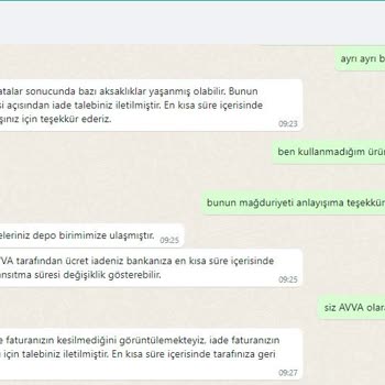 Avva İade Geciktirme Sorunu!