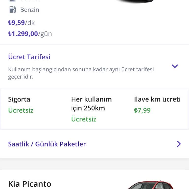 Getir Araç Moov