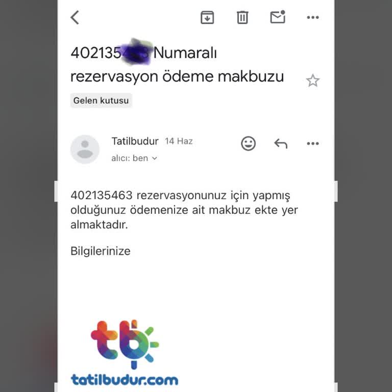Tatilbudur Paramı İade Yapmıyor