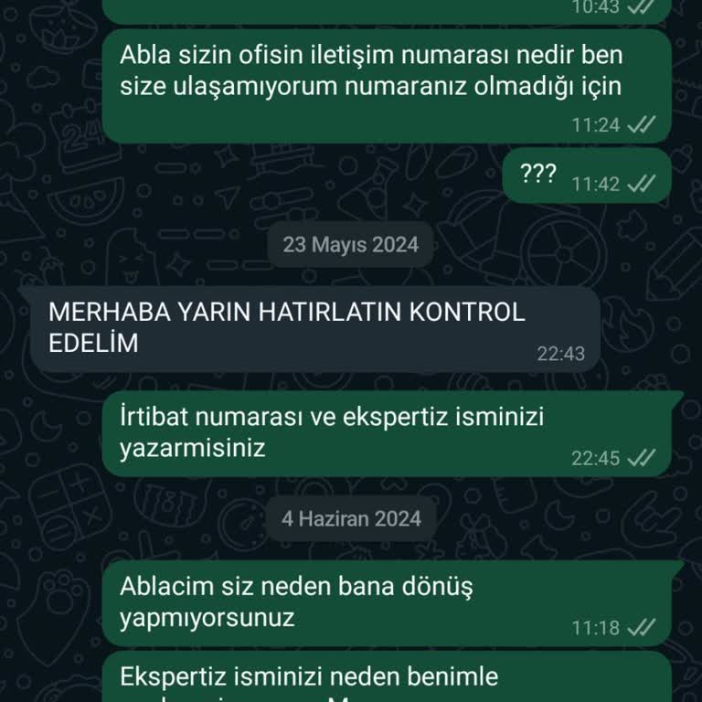 Türkiye Sigorta Ekspertiz Firmasının İlgisizliği Ve İletişim Sorunları