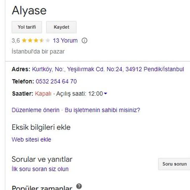 Algida Anlaşmalı Market Şikayeti