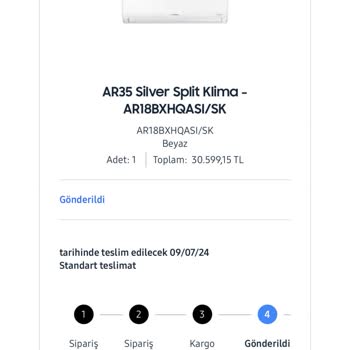 Samsung Stokta Olmayan Ürün Satışı